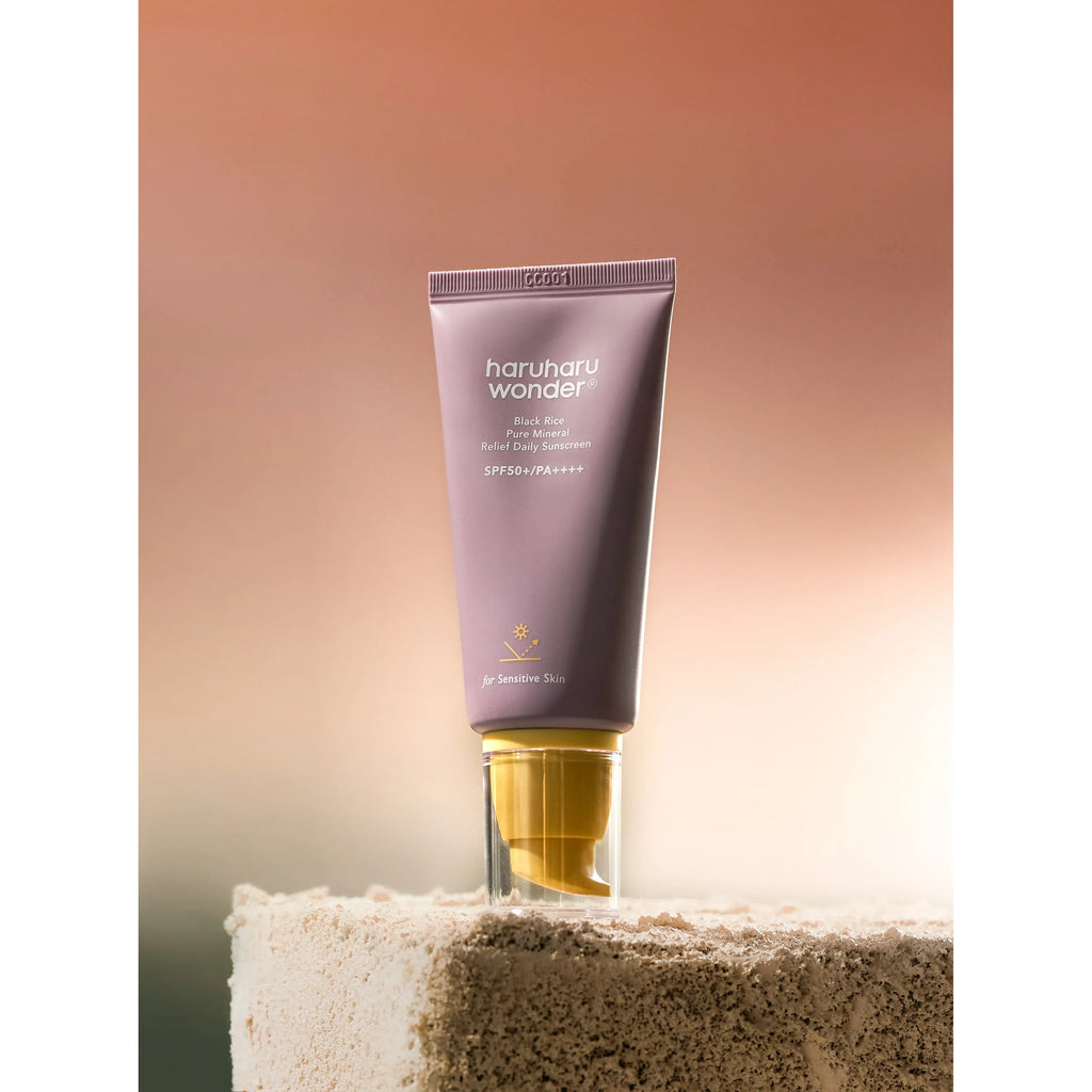 haruharuwonder — [haruharuwonder] Black Rice Pure Mineral Relief Daily Sunscreen Unscented SPF50+ 50ml