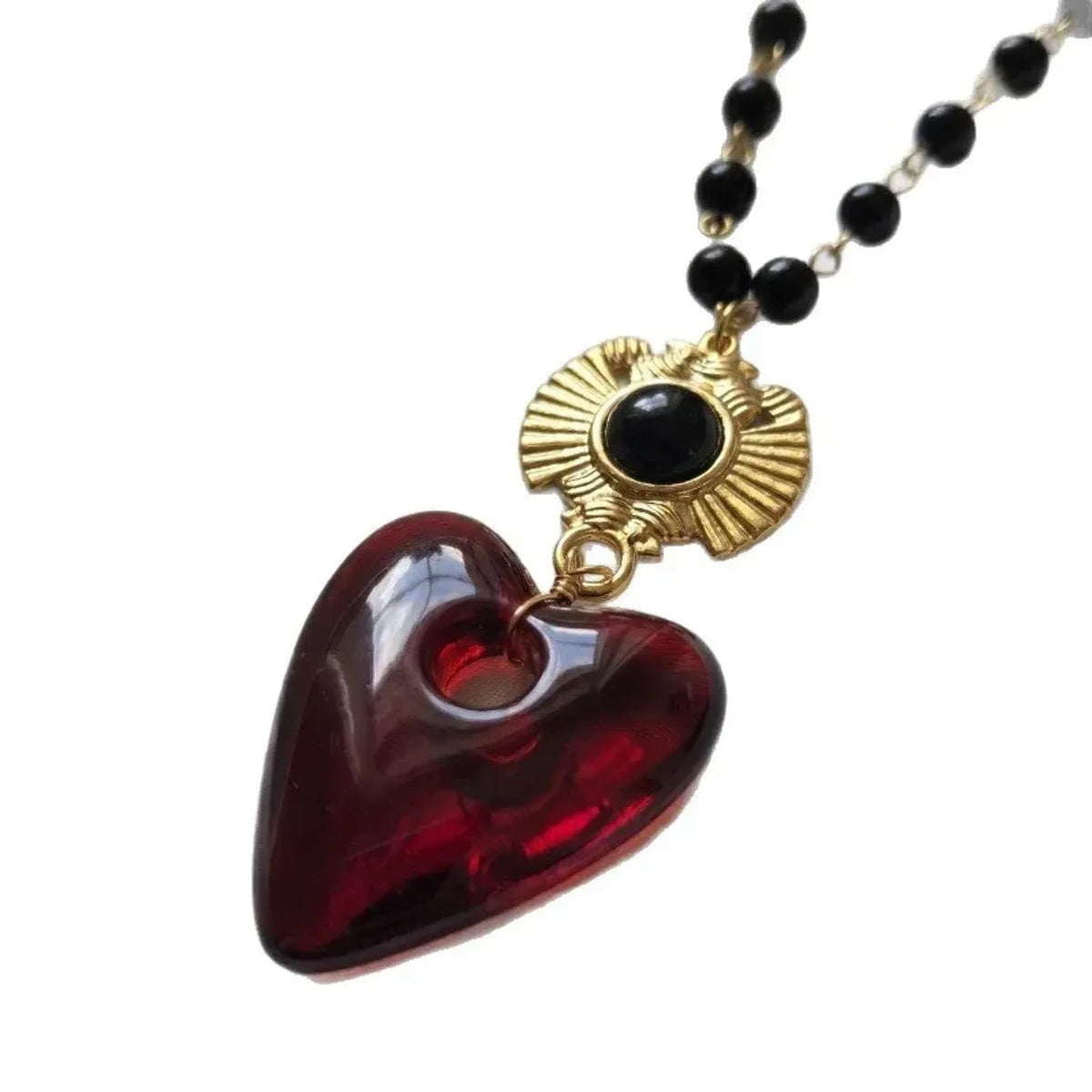 Heart-shaped Pendant Necklace For Women