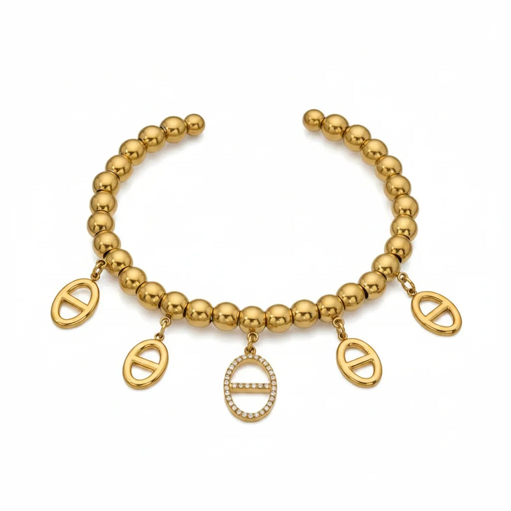 High-End Stainless Steel 5A Zircon Bracelet