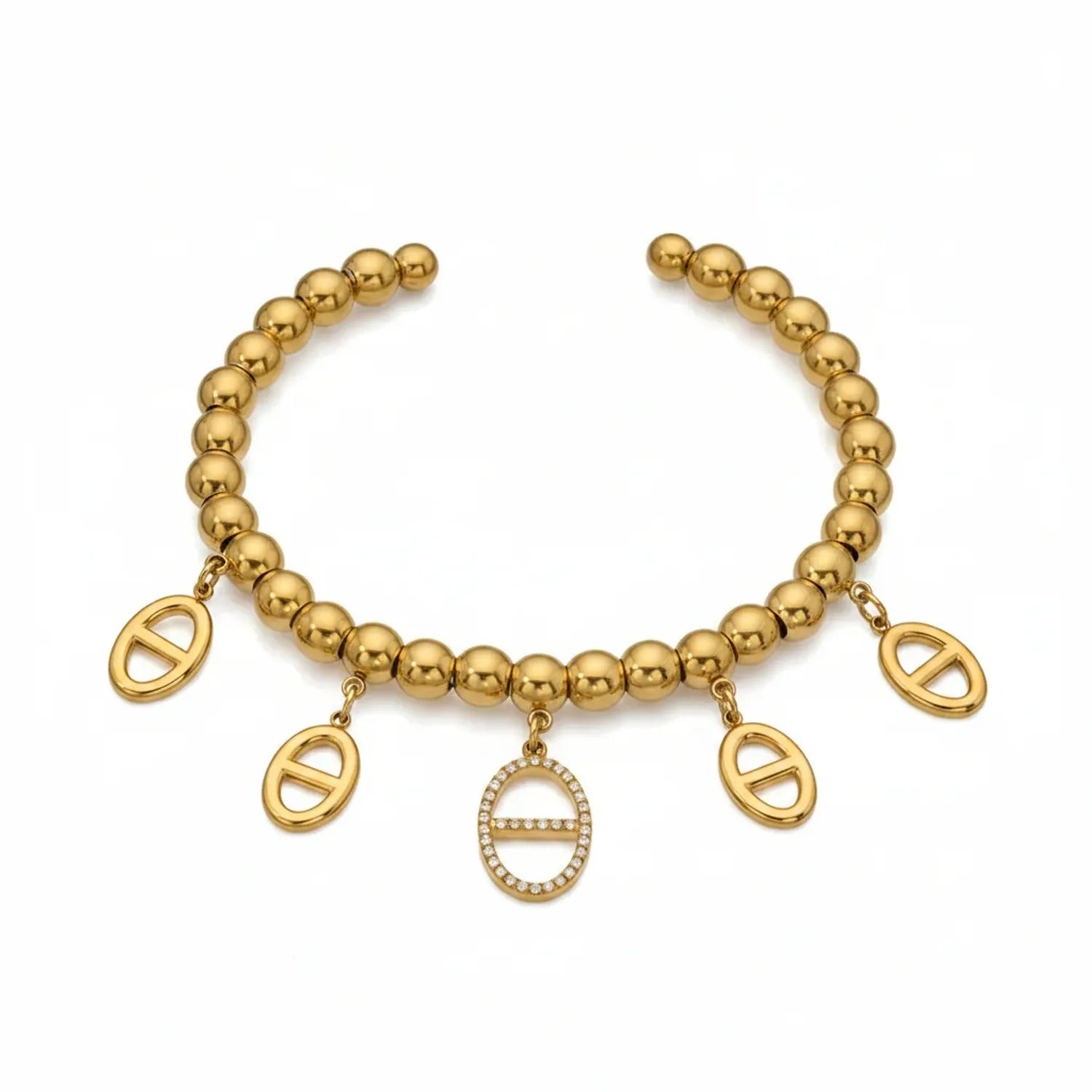 High-End Stainless Steel 5A Zircon Bracelet