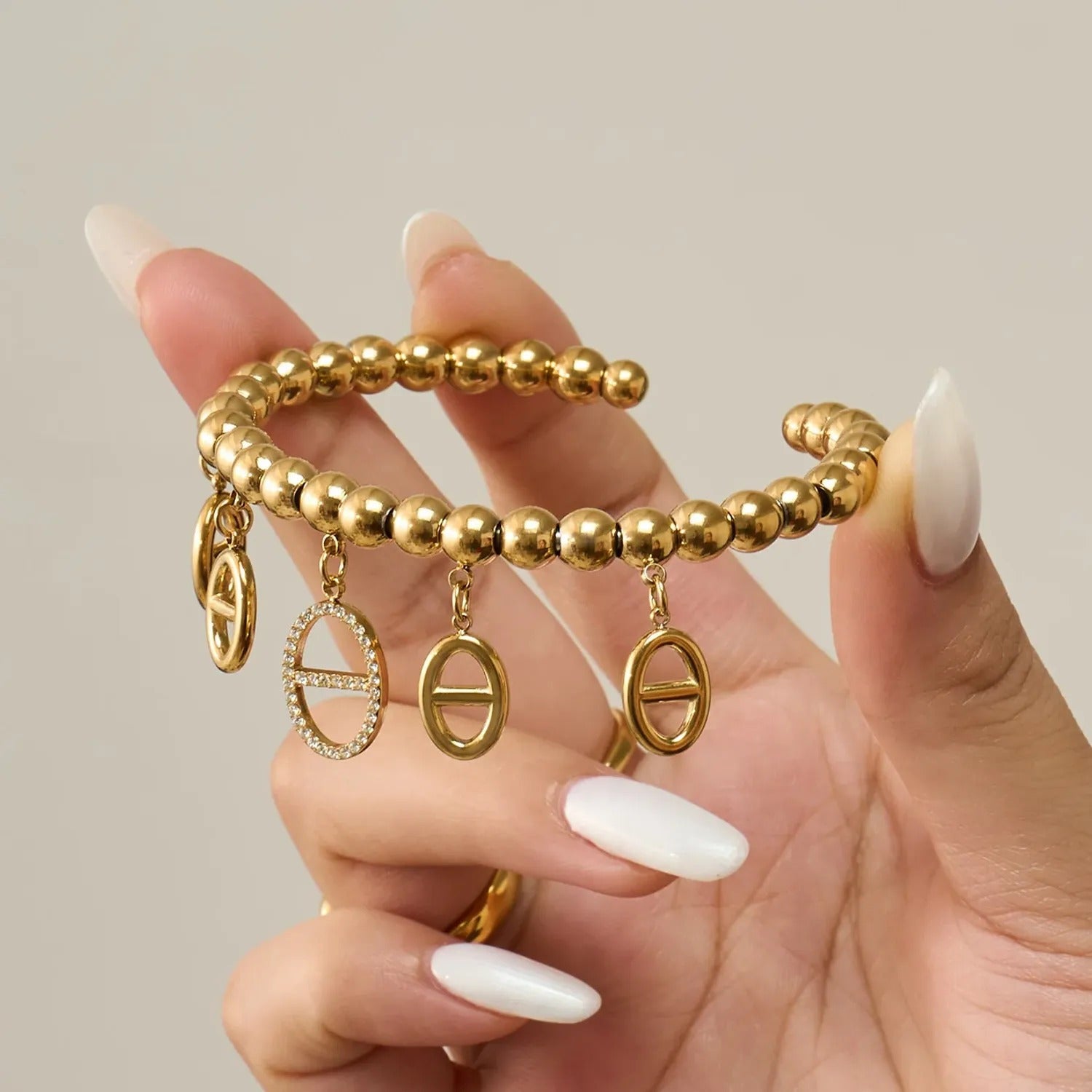 High-End Stainless Steel 5A Zircon Bracelet