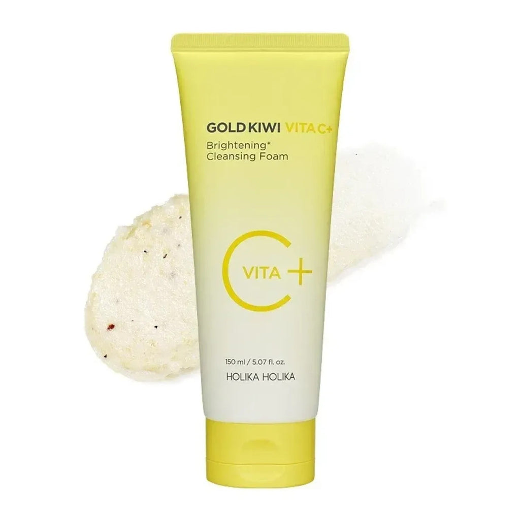 HolikaHolika — [HolikaHolika] Gold Kiwi Vita C Plus Brightening Cleansing Foam 150ml