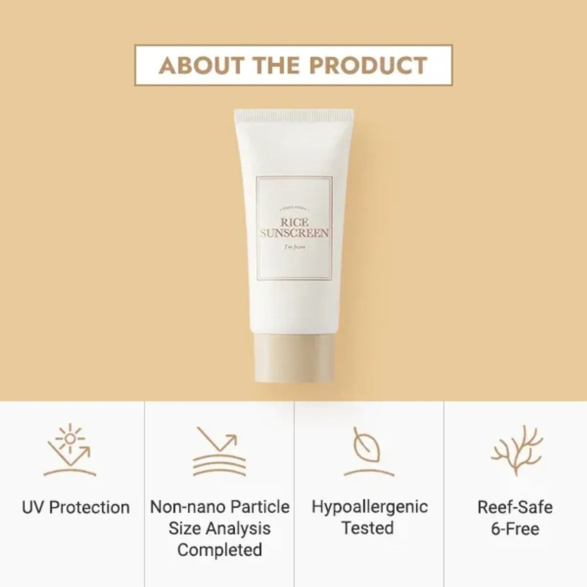 ImFrom — [ImFrom] Rice Sunscreen 50ml