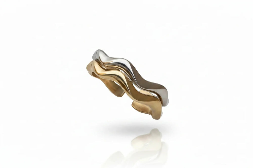 Irregular Alloy Statement Bracelet