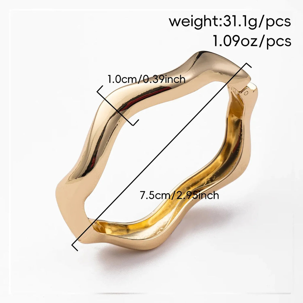 Irregular Alloy Statement Bracelet