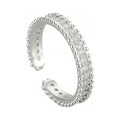 Jinbaoyuan Pavé Zirconia Open Ring