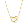 June Moshang Curved Heart Collarbone Necklace