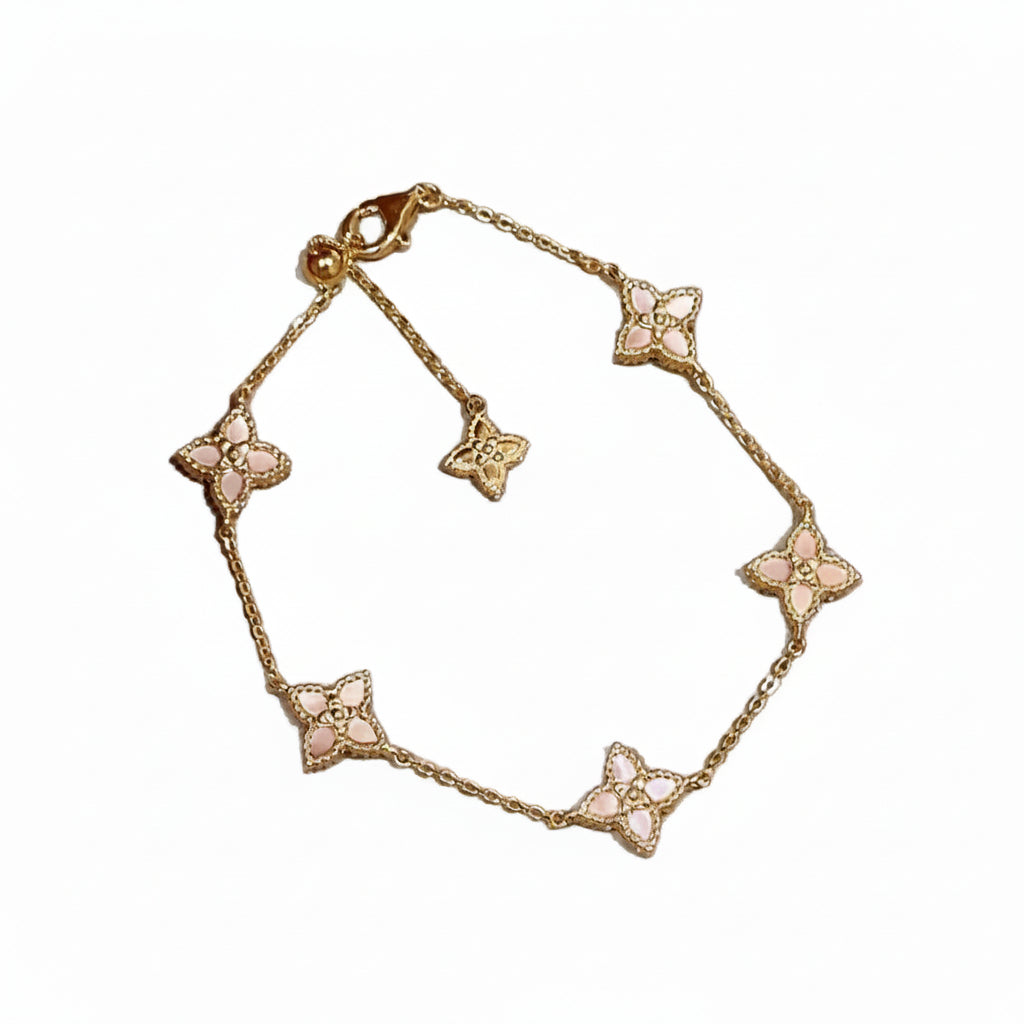 Kaitin Jewelry Mother-of-Pearl Flower Bracelet