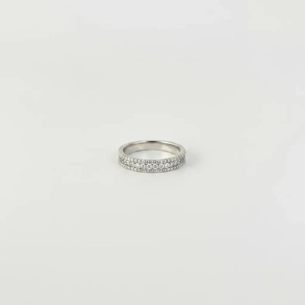 Korean Rhinestone Open Ring — Minimalist Elegant 2023