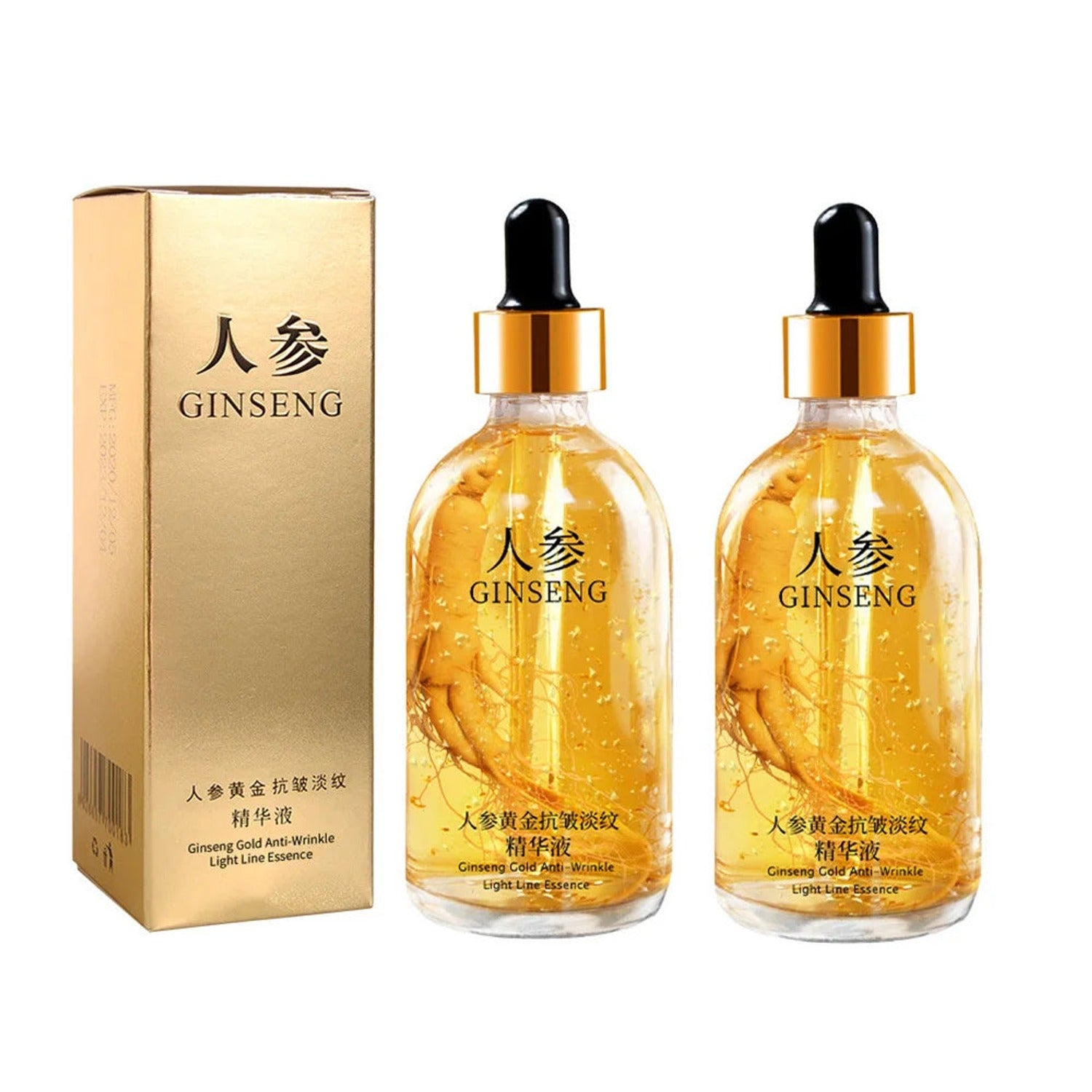 Korean Skin Care — Korean Skin Care 24K Gold & Hyaluronic Acid Face Serum - Anti-Aging Brightening Facial Essence