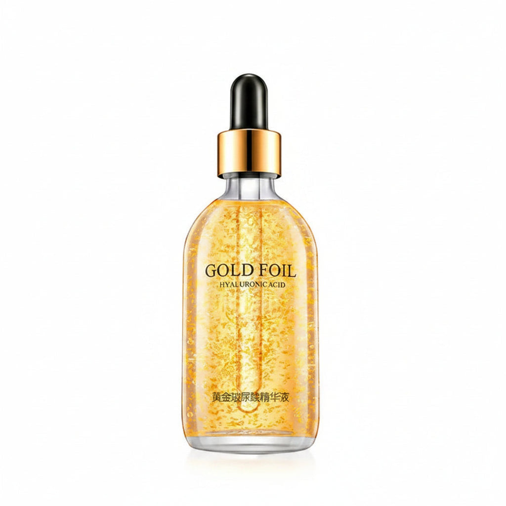 Korean Skin Care — Korean Skin Care 24K Gold & Hyaluronic Acid Face Serum - Anti-Aging Brightening Facial Essence