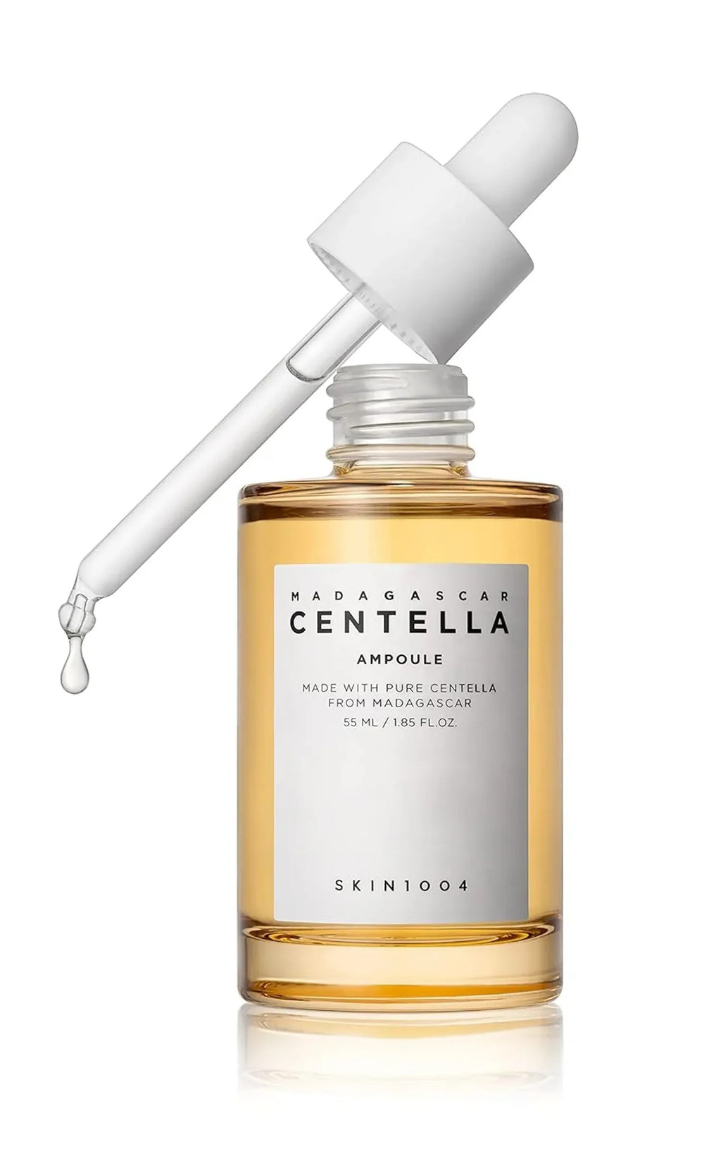 Korean Skin Care — Madagascar Centella Asiatica Ampoule Facial Serum 1.85 Fl.Oz, 55Ml, Soothes Acne Prone and Sensitive Skin