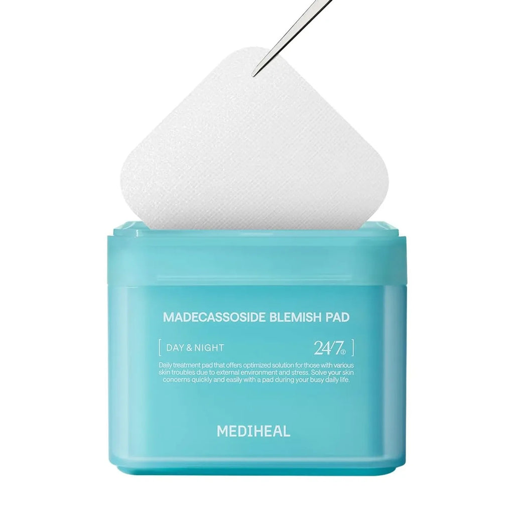 Korean Skin Care — Madecassoside Toner Pads - with Centella Asiatica to Treat Blemishes and Improve Uneven Skin Tone - Vegan Gauze Fabric