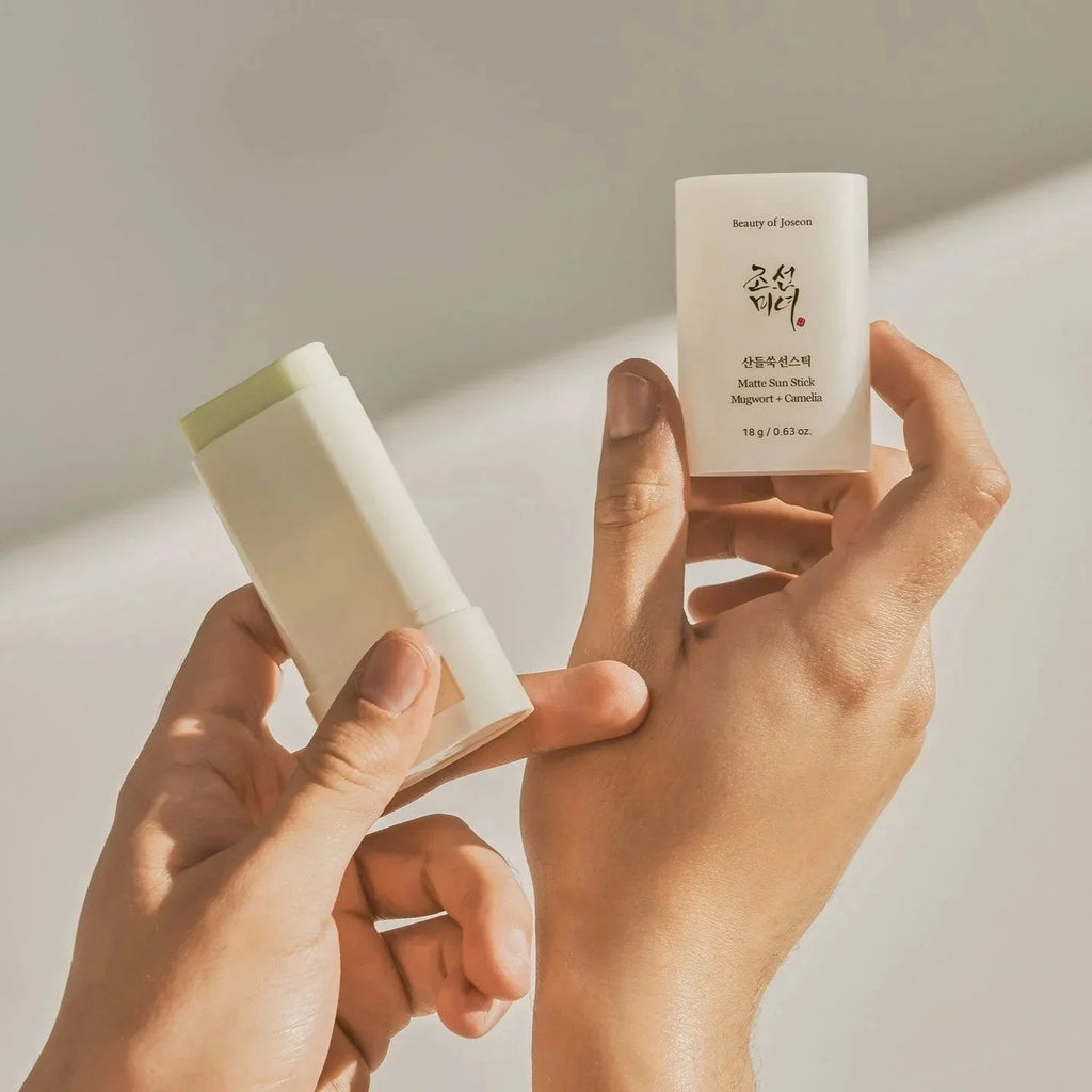 Korean Skin Care — Beauty of Joseon Matte Sunstick Mugwort + Camelia SPF 50+ PA++++ Korean Skincare Sunscreen