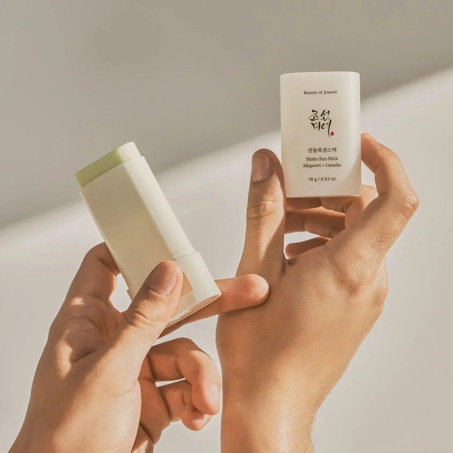 Korean Skin Care — Beauty of Joseon Matte Sunstick Mugwort + Camelia SPF 50+ PA++++ Korean Skincare Sunscreen