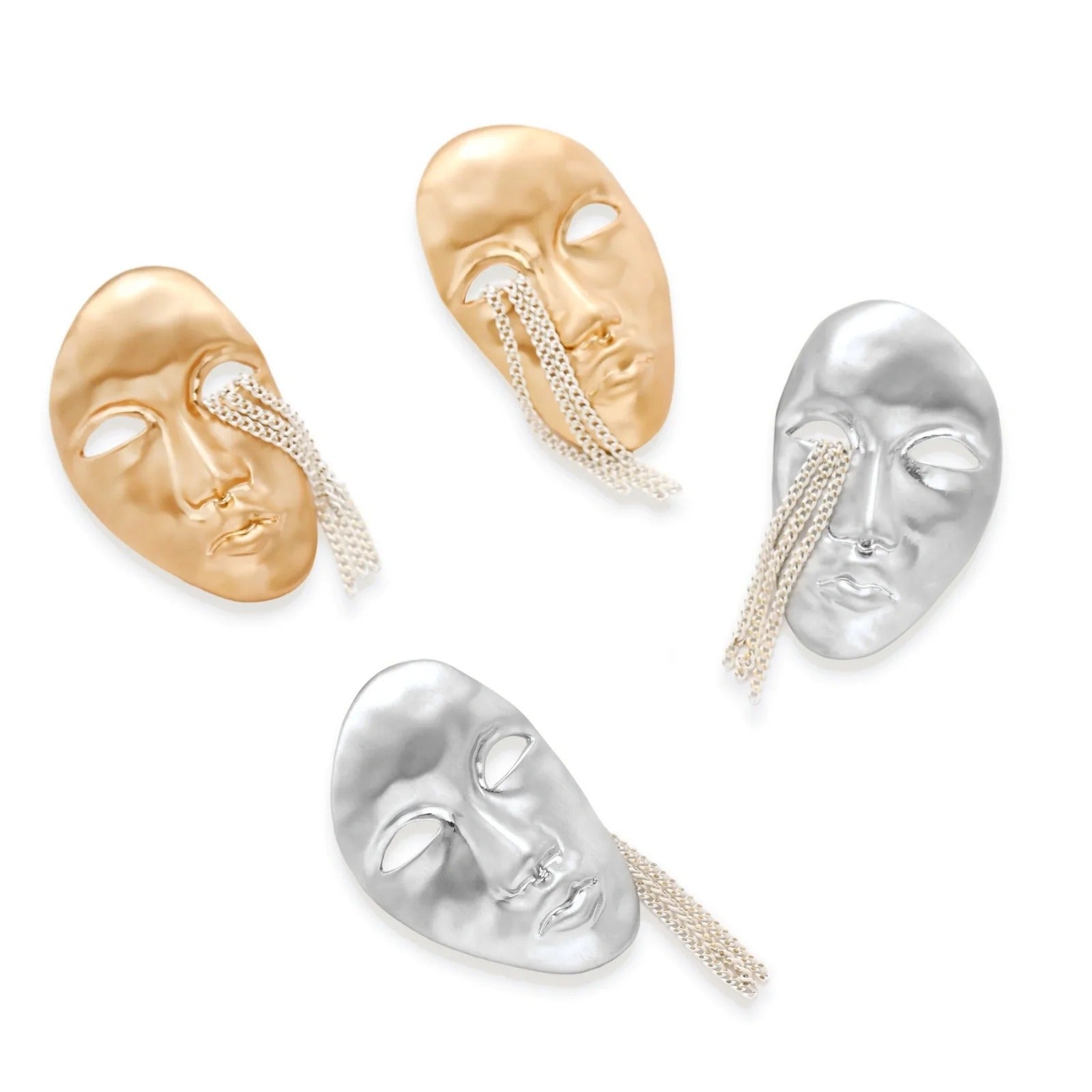 Linda's Look — Artistry Face Earrings by Linda's Look