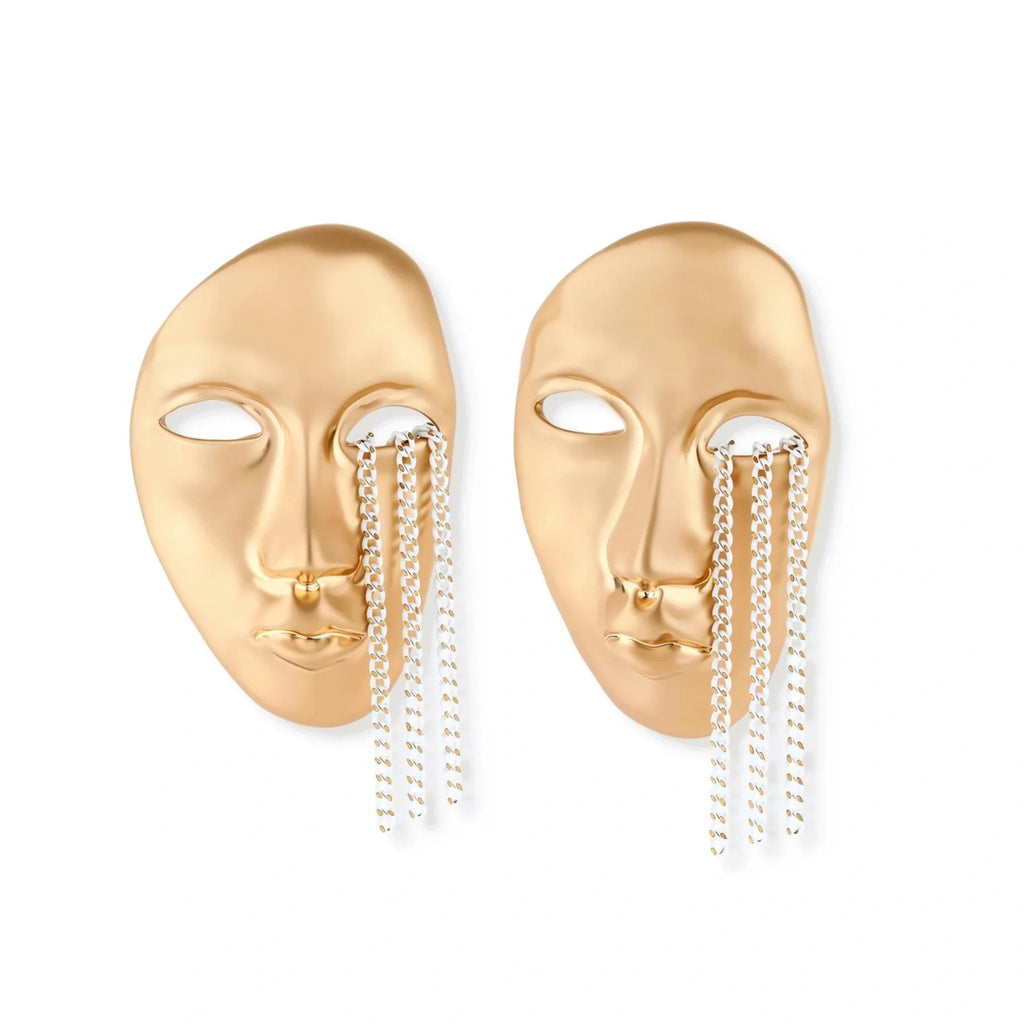 Linda's Look — Artistry Face Earrings by Linda's Look