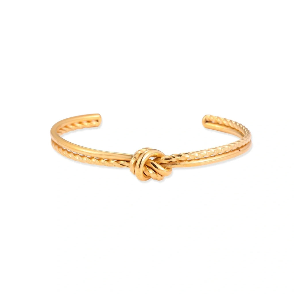 Linda's Look — Golden Knot Cuff by Linda's Look