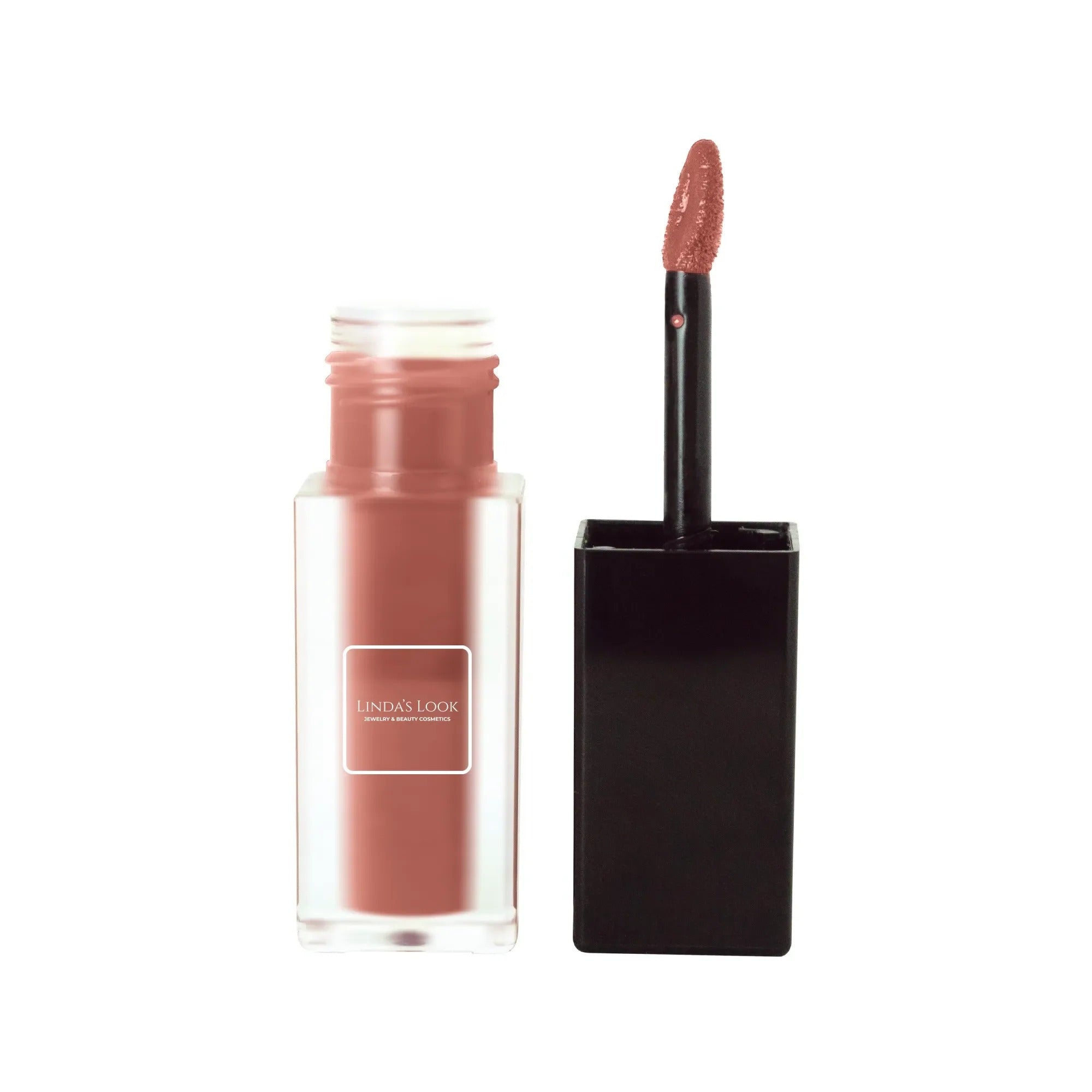 Linda's Look — Linda's Look Matte Lip Stain - Dusty Pear, Long-Wear Vegan Makeup (0.17 fl oz)