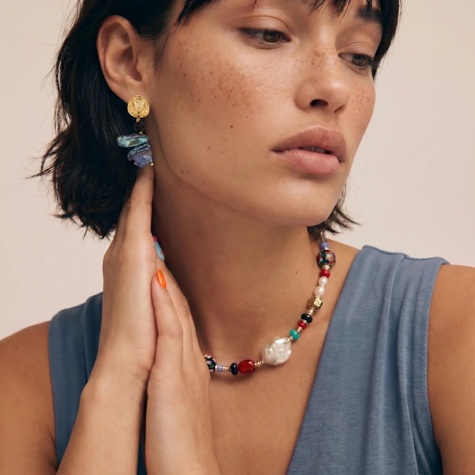 Linda's Look — Baroque Luxe Drop Earrings by Linda's Look