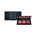 Linda's Look Blush Palette in Kissable, three-shade powder blush palette closed, front view on white background
