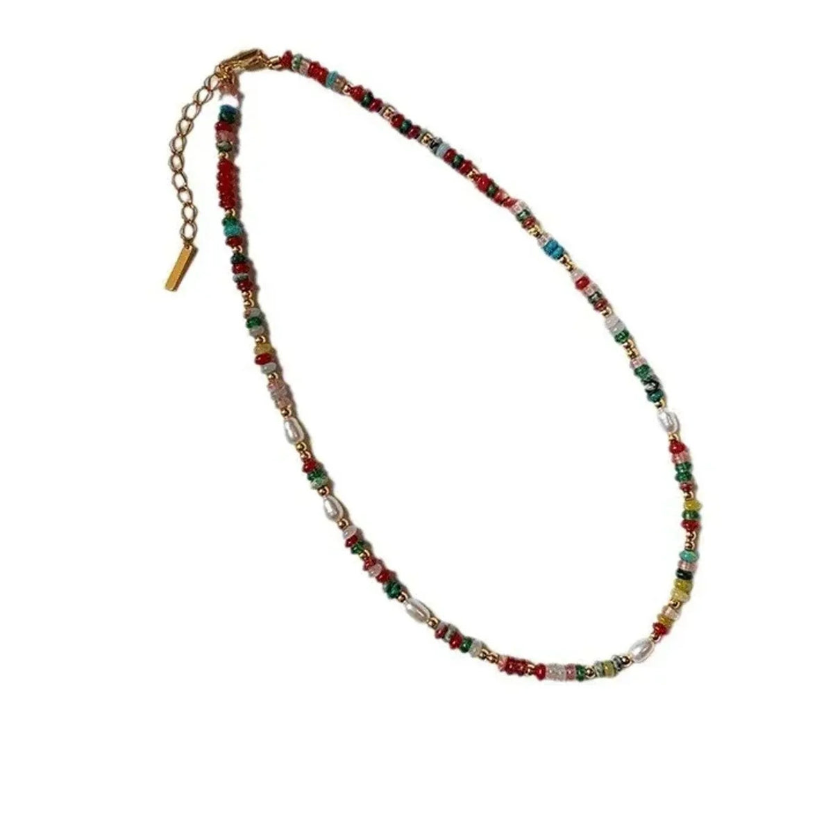 Linda's Look Candy Stone and Pearl Beaded Set - Freshwater Pearls, Natural Stone and Glass