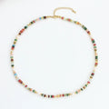 Confetti Tourmaline & Freshwater Pearl Hand-Knotted Strand - Necklace or Bracelet