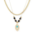 Linda's Look — Eye of Serenity Layered Necklace by Linda's Look