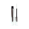 Linda's Look Eyebrow Gel in Clear, clear brow setting gel tube with spoolie, front view on white background