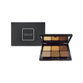 Linda's Look Eyeshadow Palette in Caramel Kiss, six-shade matte and shimmer eyeshadow palette closed, front view on white background