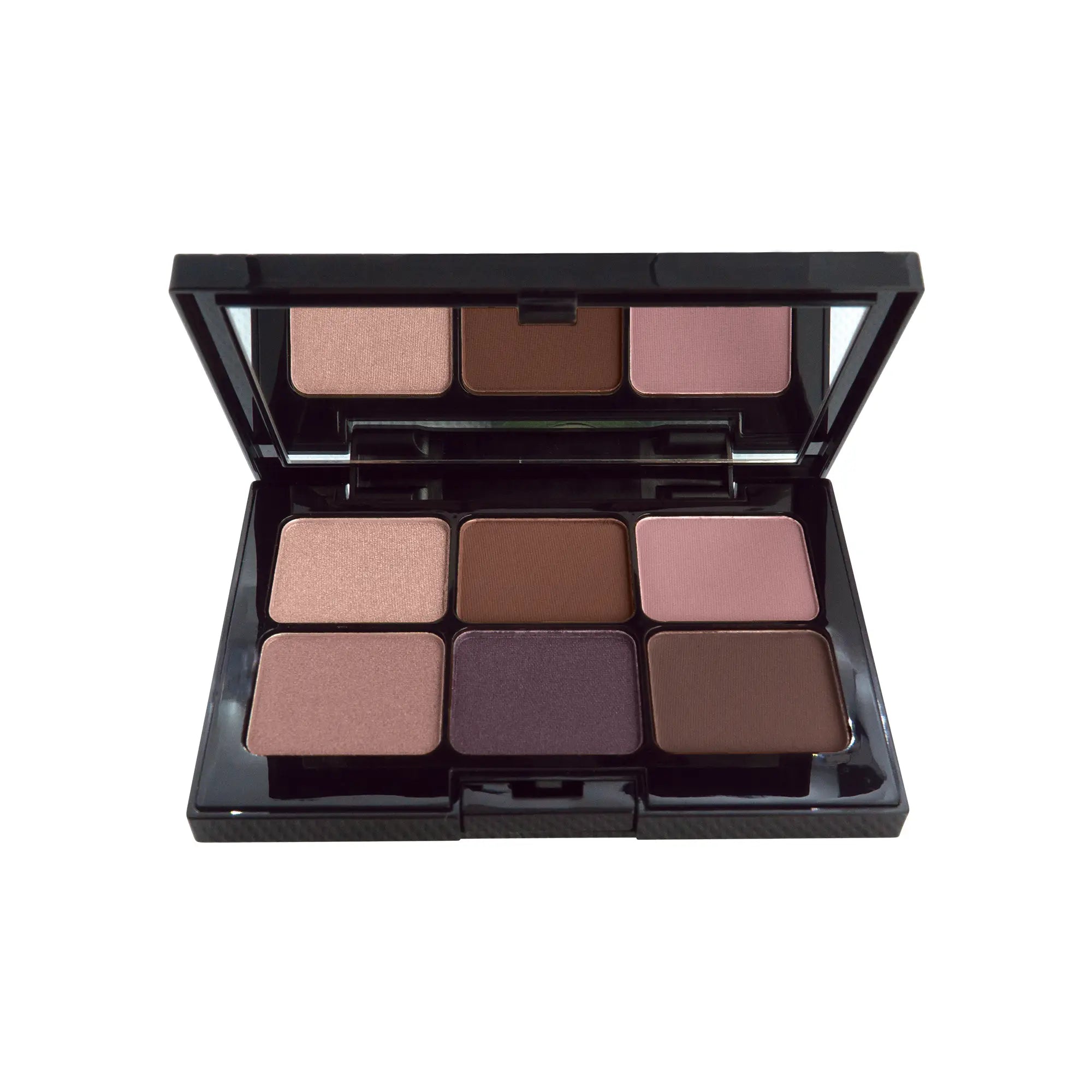 Linda's Look Eyeshadow Palette in Sweet Almond, eyeshadow palette open showing all six neutral shades