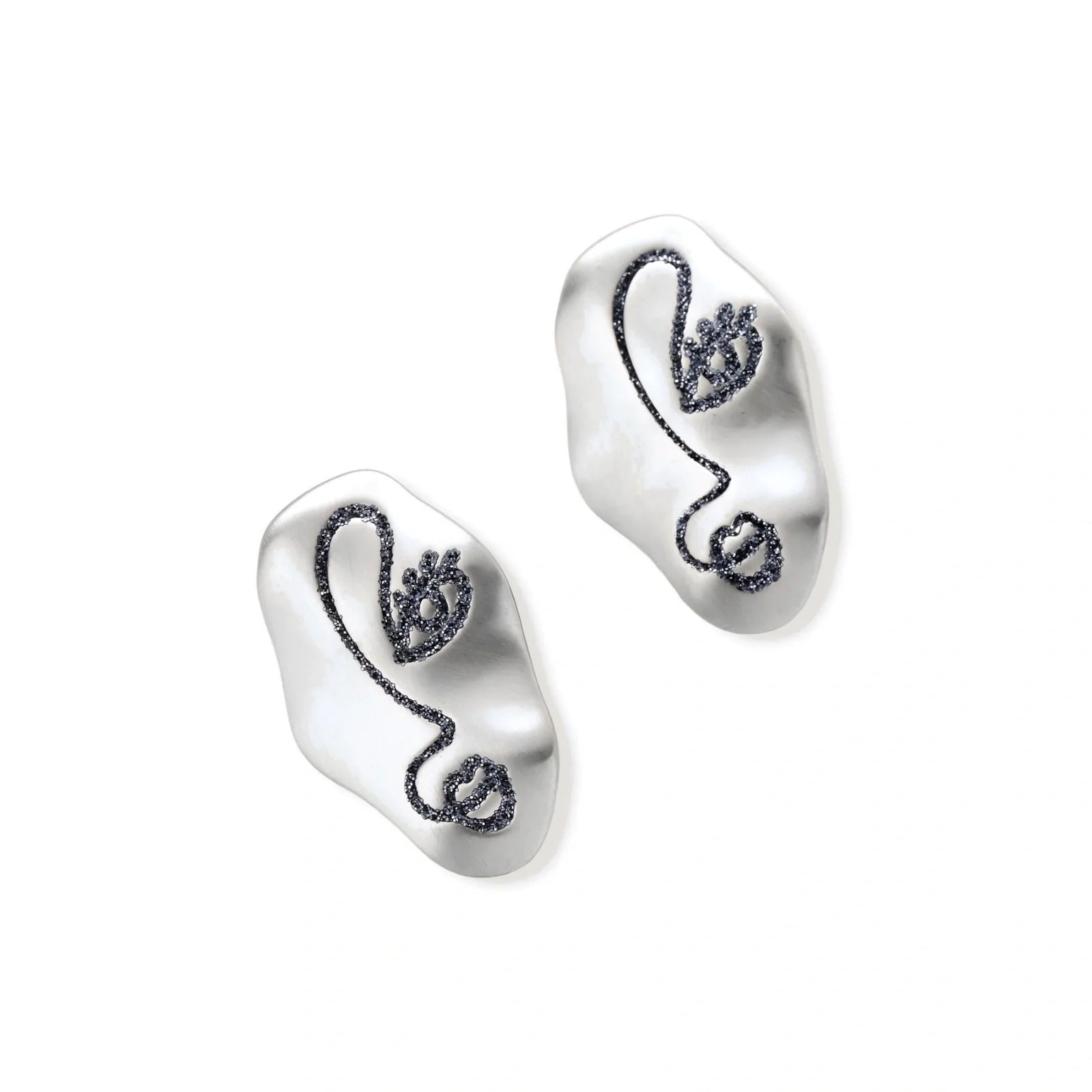 Linda's Look — Face Art Ear Earrings by Linda's Look