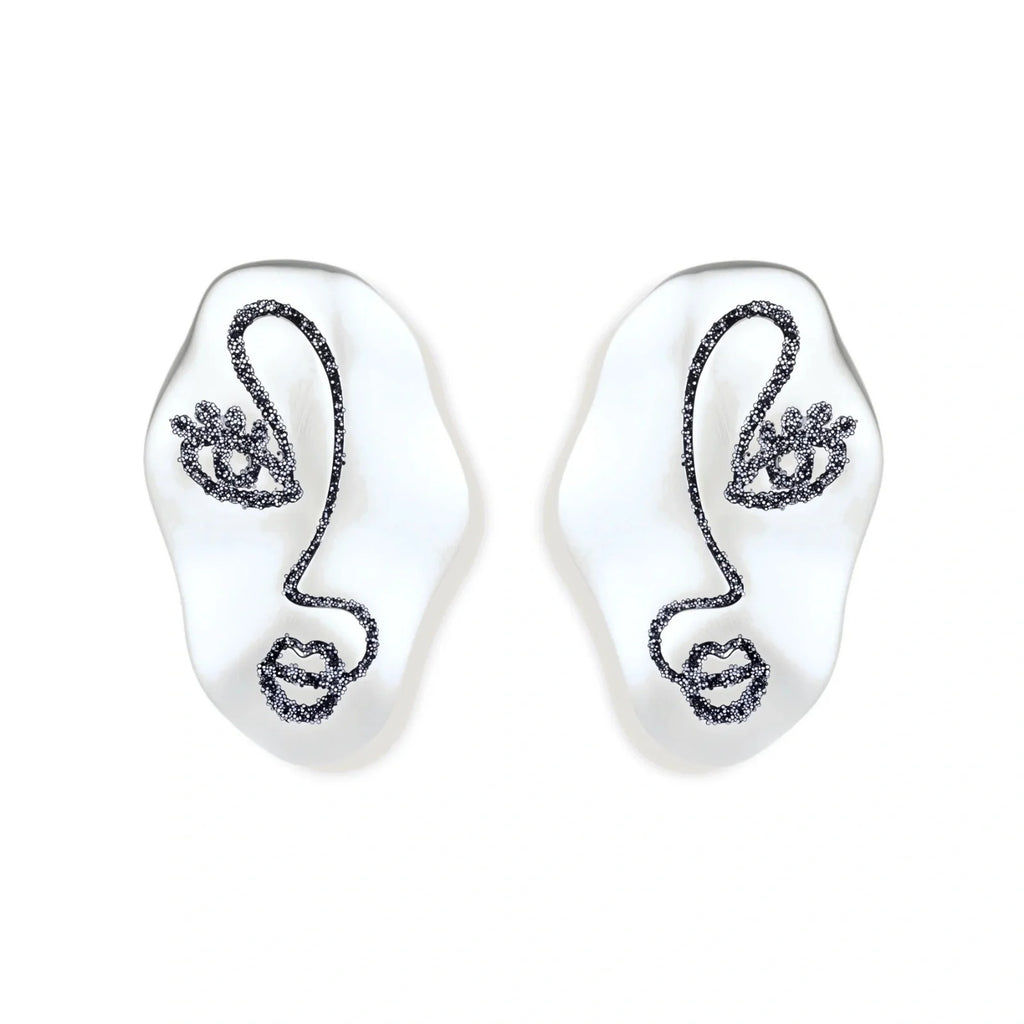Linda's Look — Face Art Ear Earrings by Linda's Look