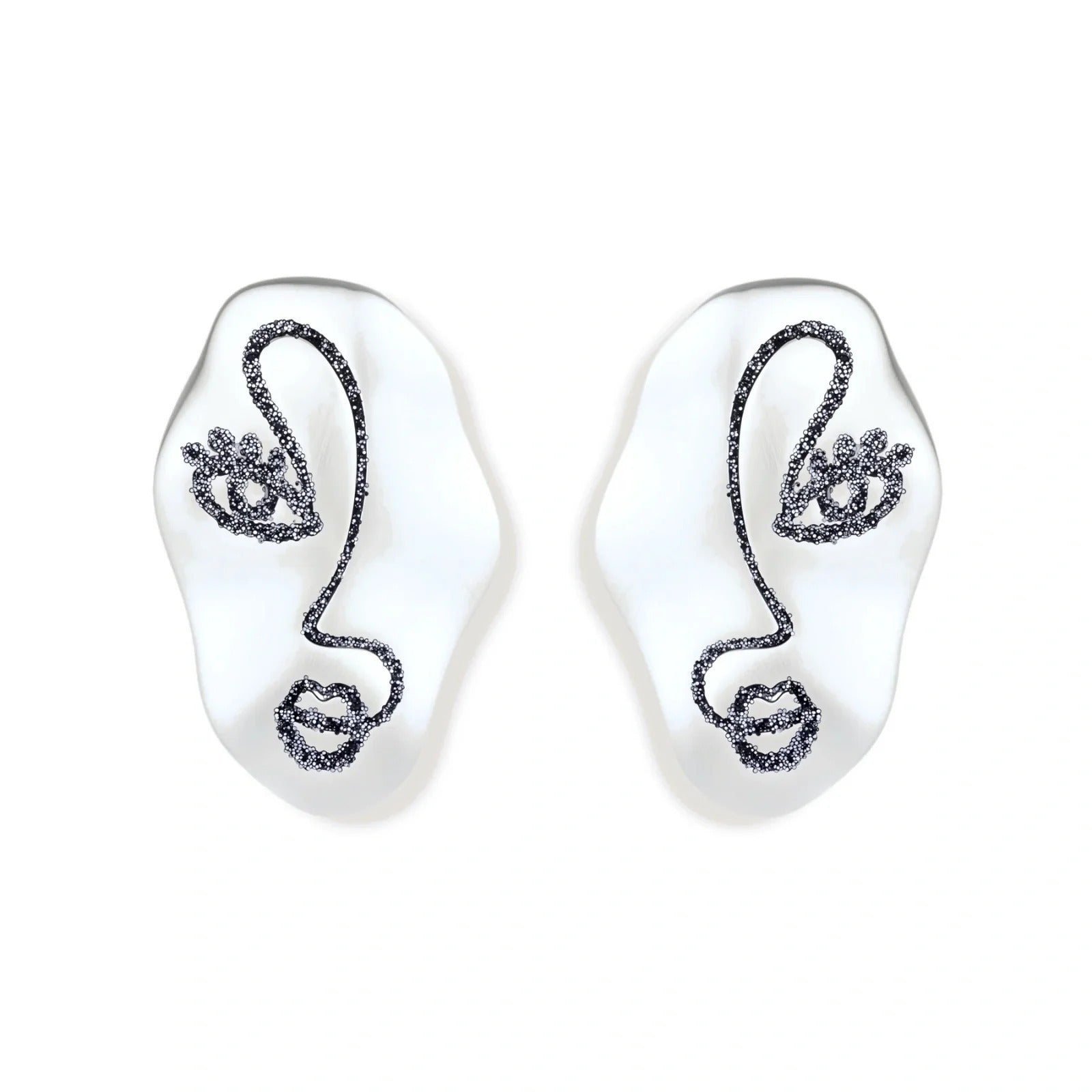 Linda's Look — Face Art Ear Earrings by Linda's Look