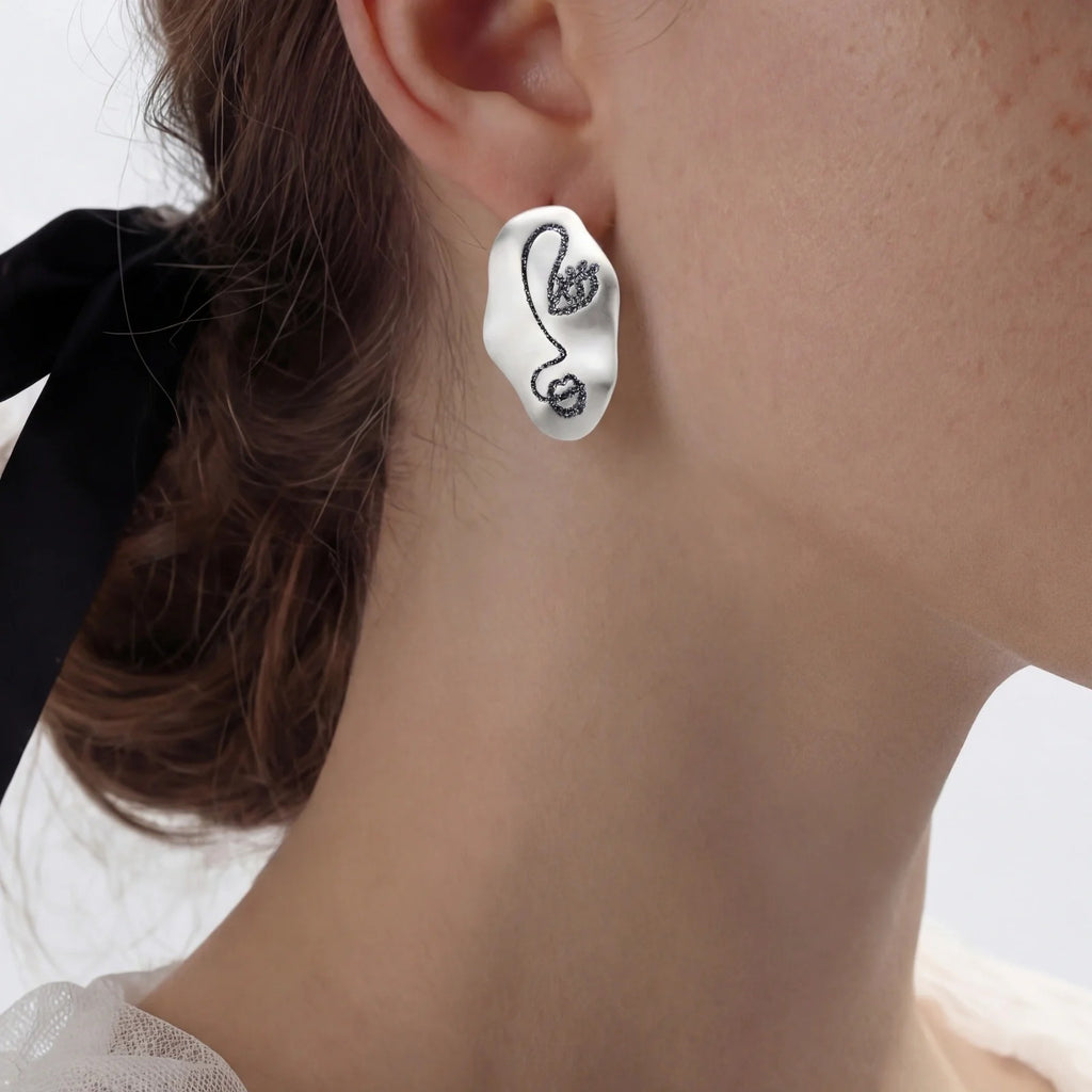 Linda's Look — Face Art Ear Earrings by Linda's Look