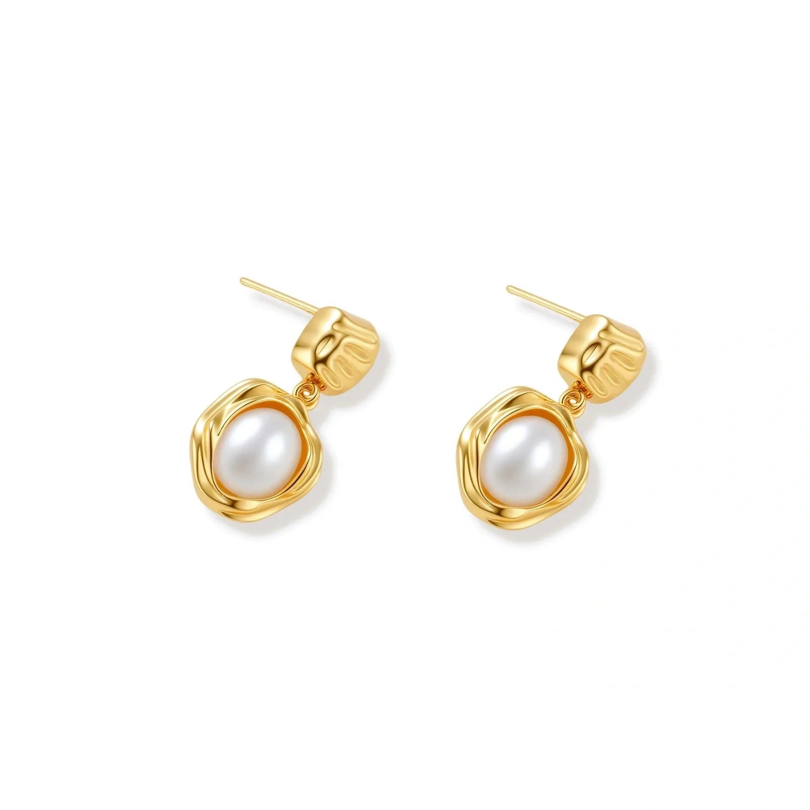 Linda's Look — Golden Bloom Pearl Drops by Linda's Look