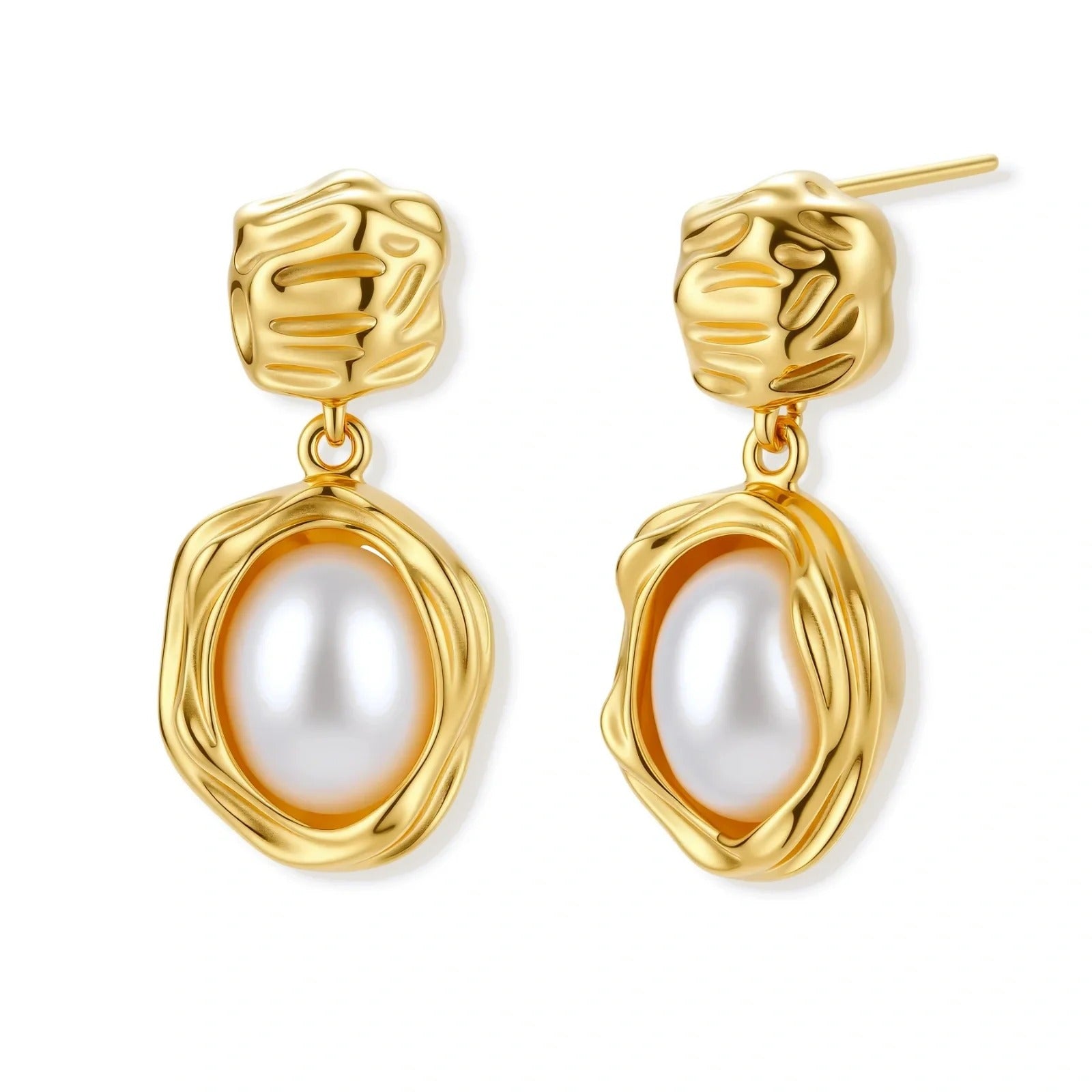 Linda's Look — Golden Bloom Pearl Drops by Linda's Look