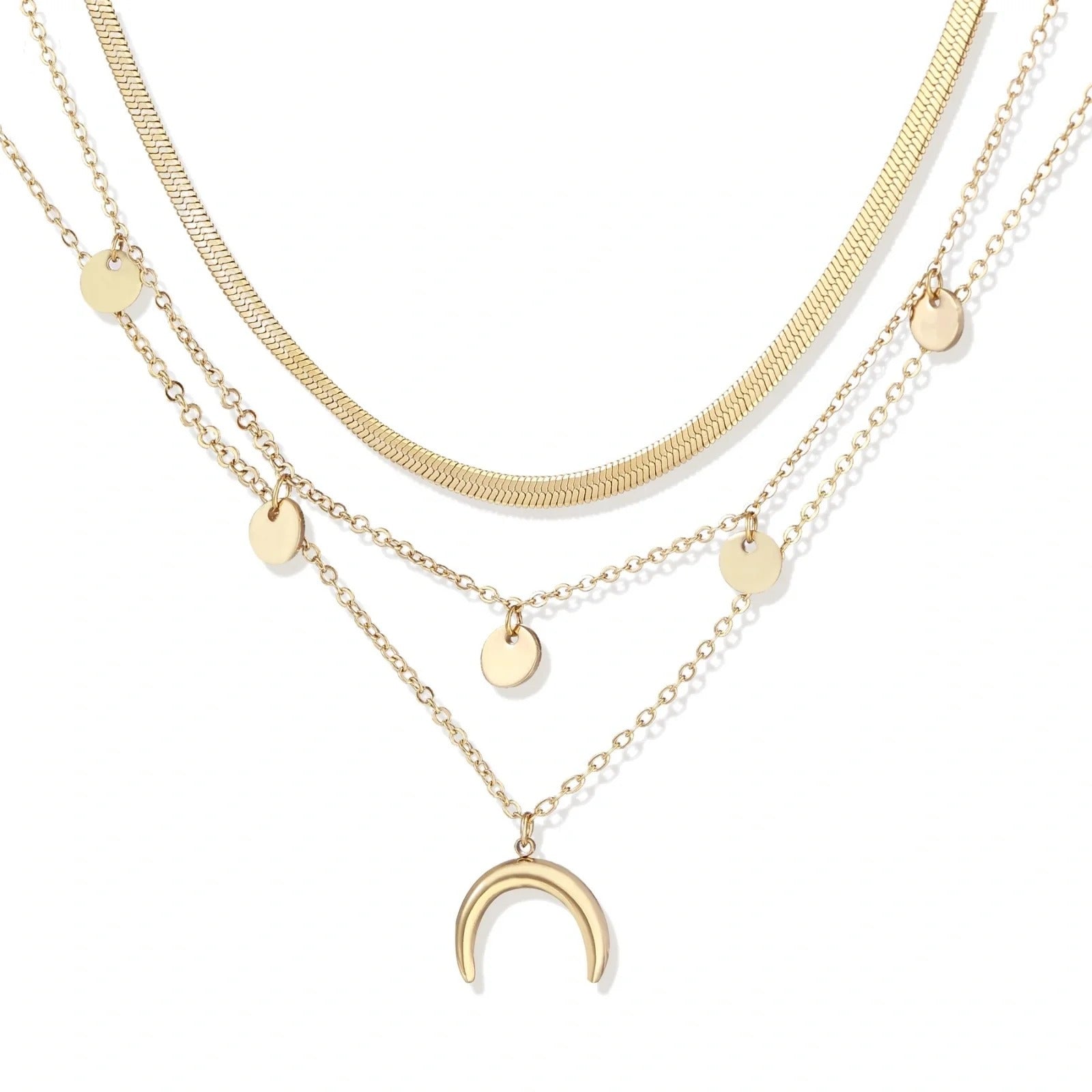 Linda's Look — Golden Crescent Layer Set by Linda's Look