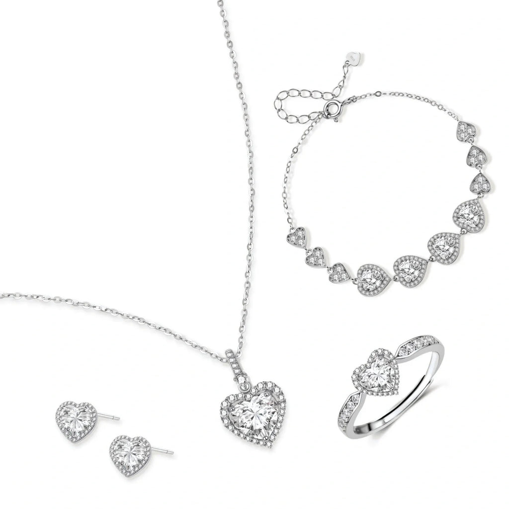 Linda's Look — Heart Symphony Moissanite Set by Linda's Look