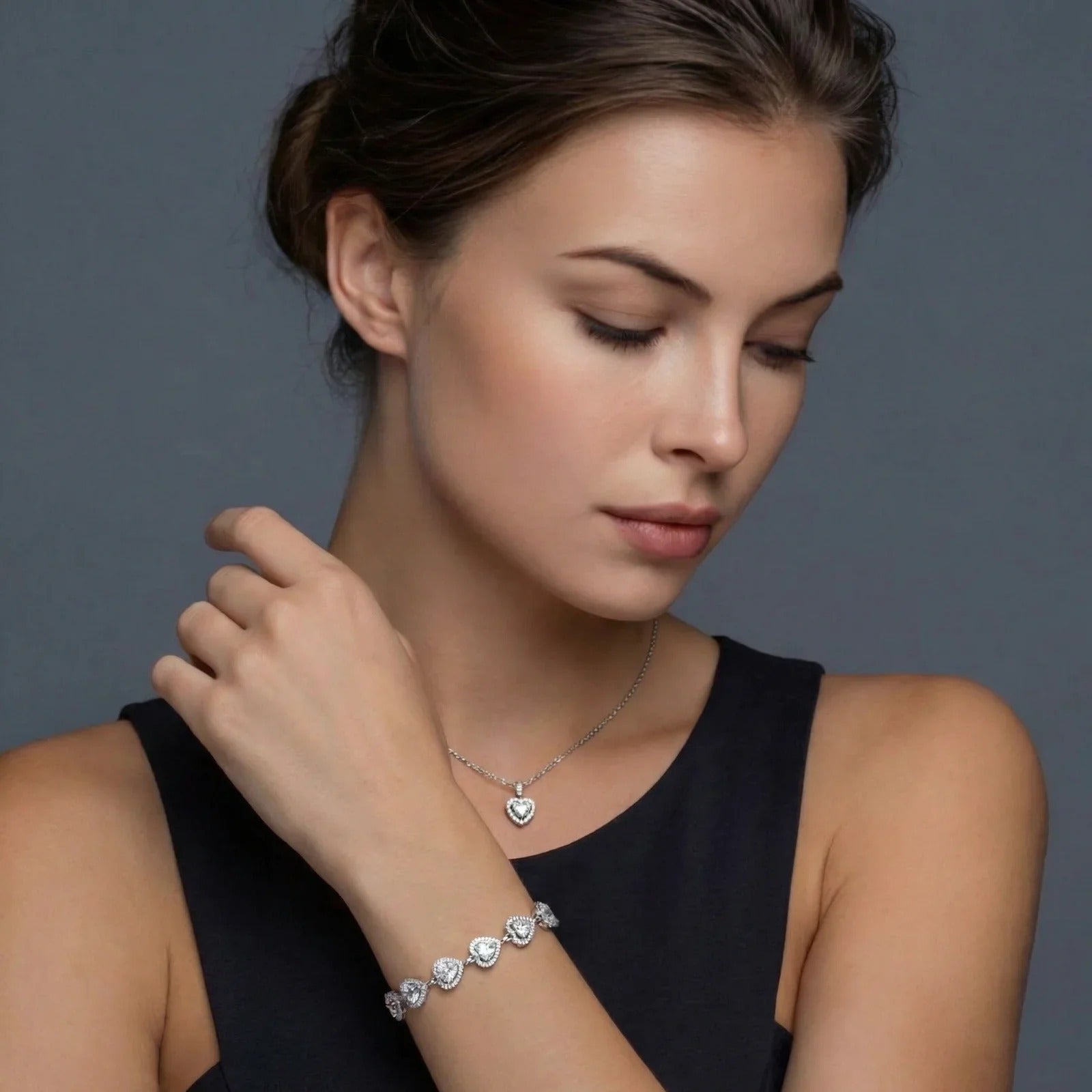 Linda's Look — Heart Symphony Moissanite Set by Linda's Look