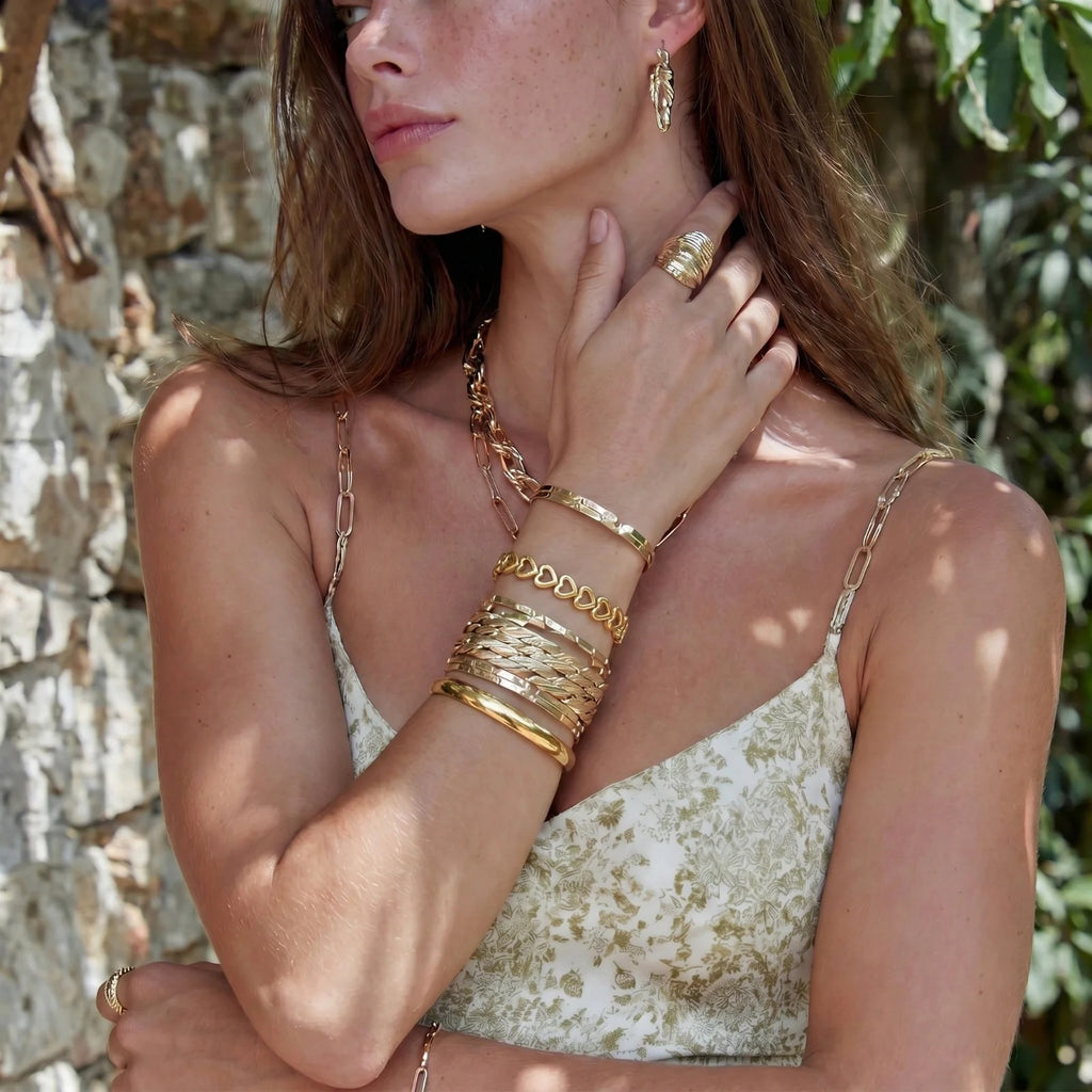 Linda's Look — Linked Hearts Bangle by Linda's Look