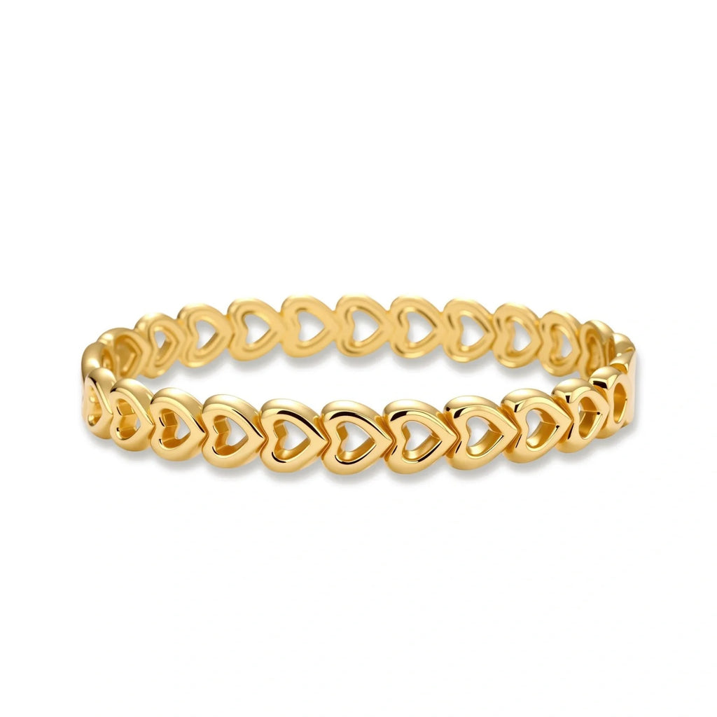 Linda's Look — Linked Hearts Bangle by Linda's Look