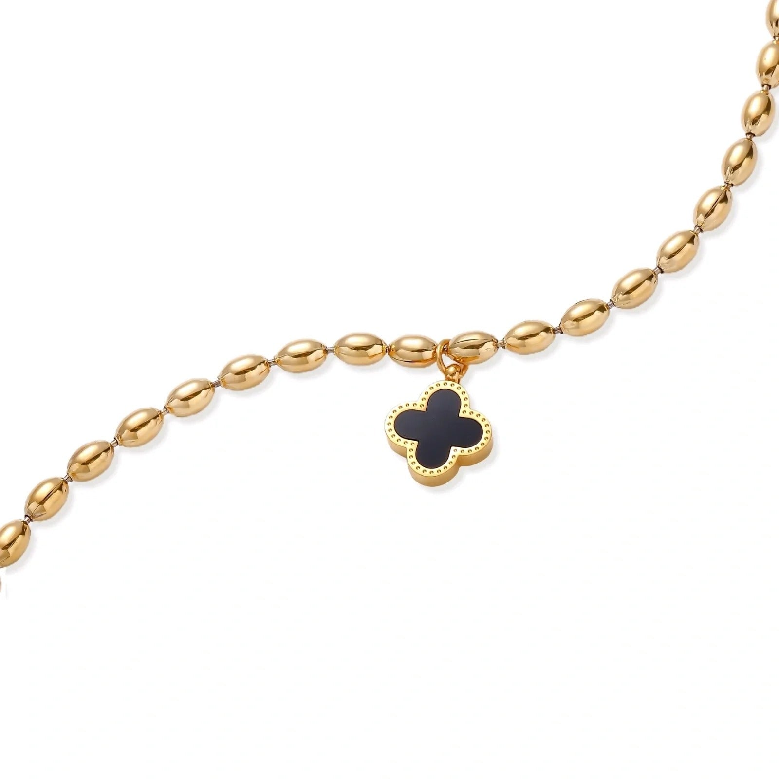 Linda's Look — Lucky Clover Beaded Bracelet by Linda's Look