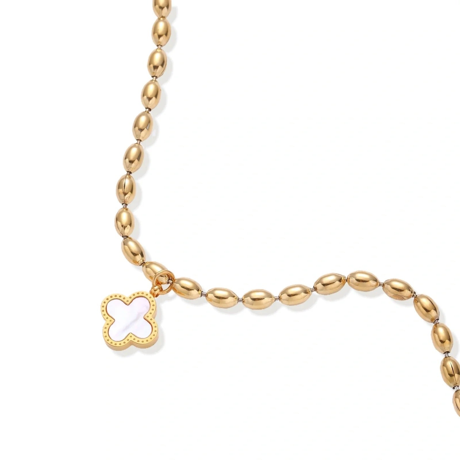 Linda's Look — Lucky Clover Beaded Bracelet by Linda's Look