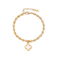 Linda's Look — Lucky Clover Beaded Bracelet by Linda's Look