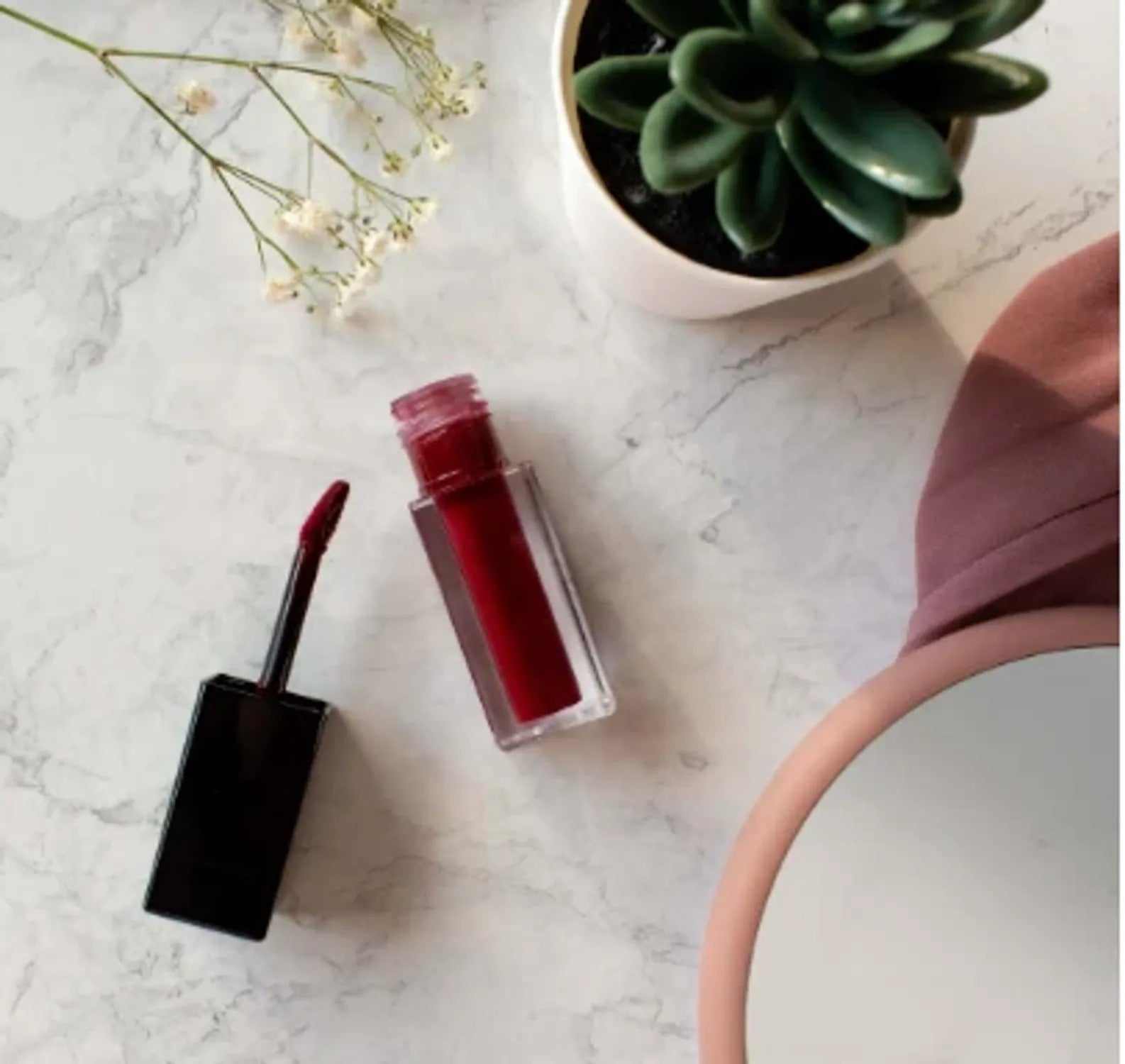 Linda's Look — Matte Lip Stain - Pink Peach