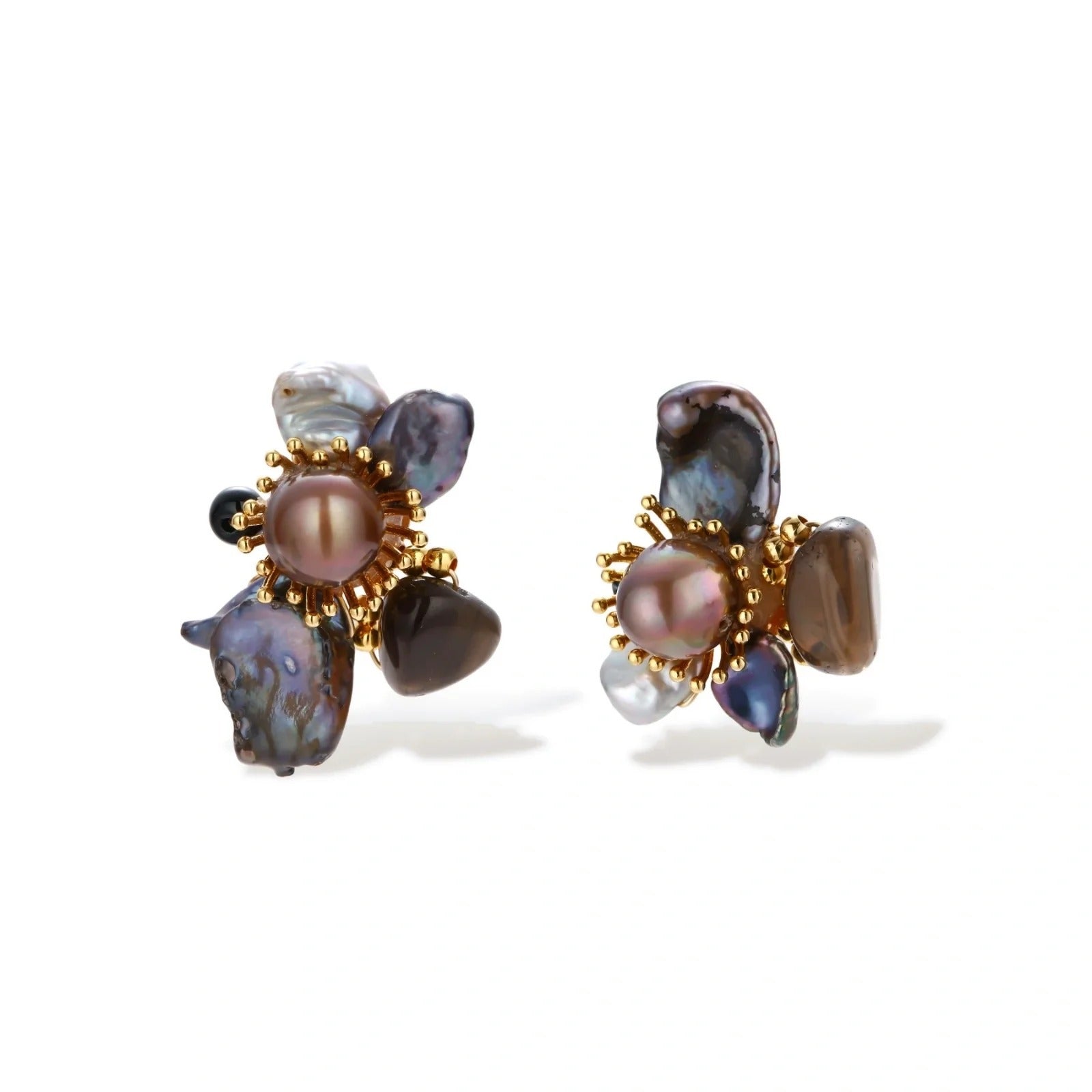 Linda's Look — Midnight Bloom Earrings by Linda's Look
