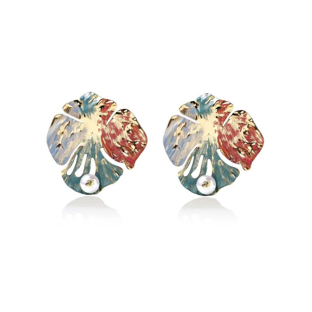 Linda's Look — Monstera Muse Earrings by Linda's Look