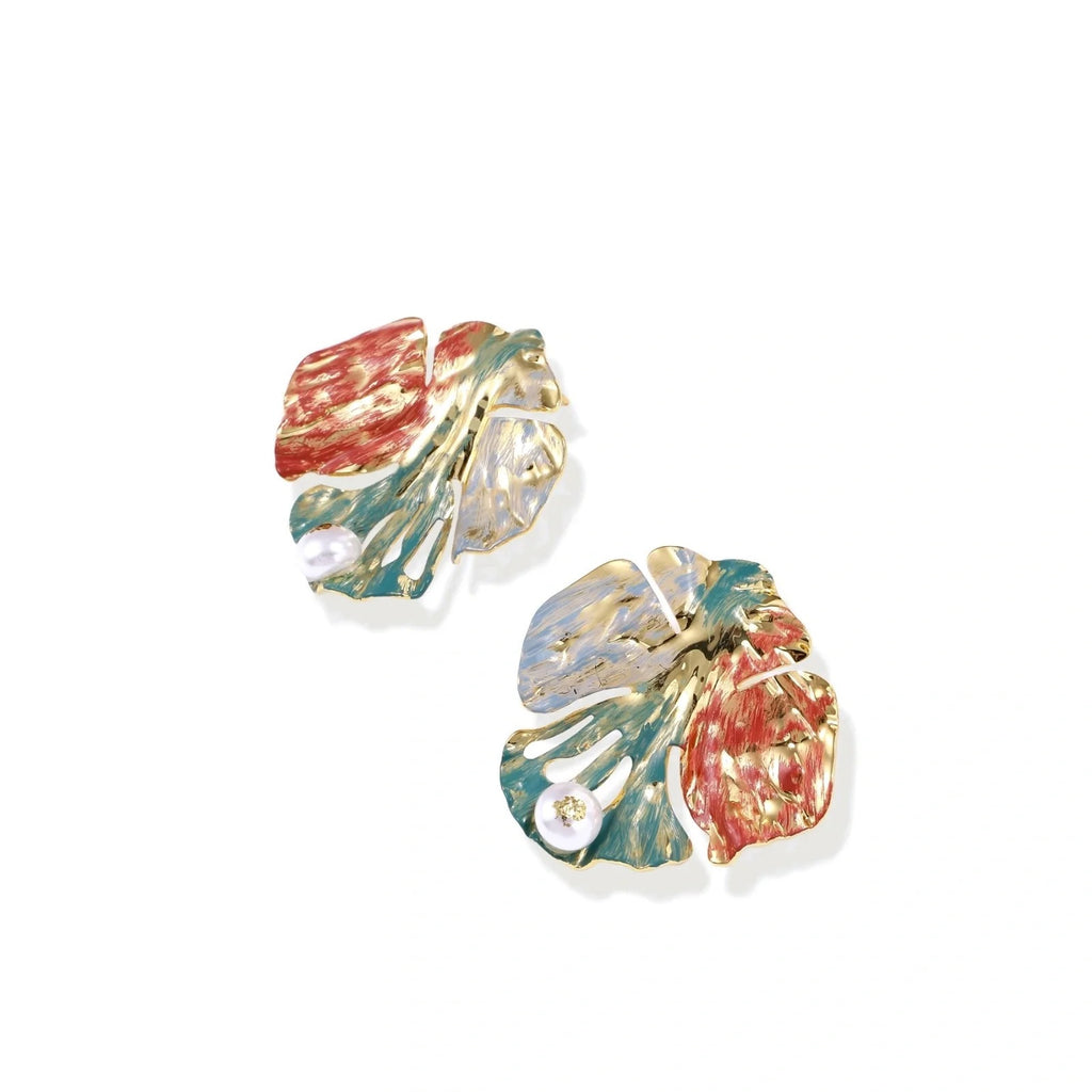 Linda's Look — Monstera Muse Earrings by Linda's Look