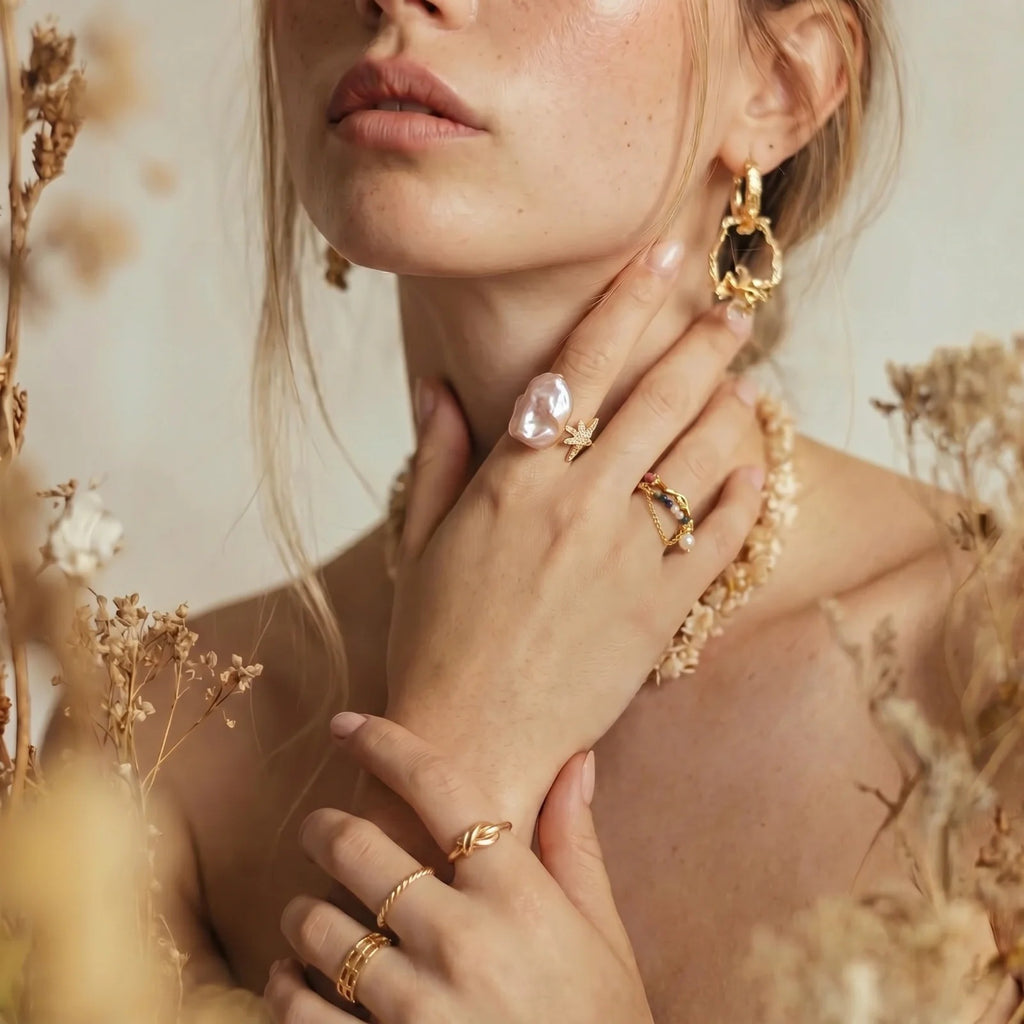 Linda's Look — Starlit Pearl Dreams Ring by Linda's Look